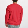 thumbnail image 6 of Mens Fleece Lined Sweatshirts Long Sleeve Crewneck Shirts Casual Solid Color Pullover Thermal Warm Basic Athletic Workout Sweatshirt Tops, 6 of 8