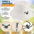 thumbnail image 4 of EINSKEY Packable Sun Hat, Foldable Bucket Hat with Clip for Travel on Bag, 4 of 7