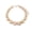 Gold, variant on O Big CCB Ball Beaded Chain and Heart Pendant Necklace for Women Trend Choker Collar on the Neck Jewelry for Daily Wear