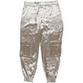 thumbnail image 1 of GUESS Womens Satin Cargo Casual Jogger Pants, X-Small, 1 of 3