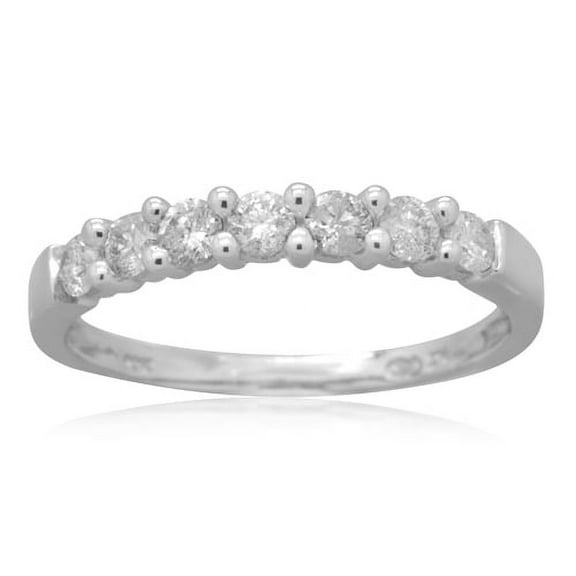 10K White Gold 0.50 CTTW Diamond Band