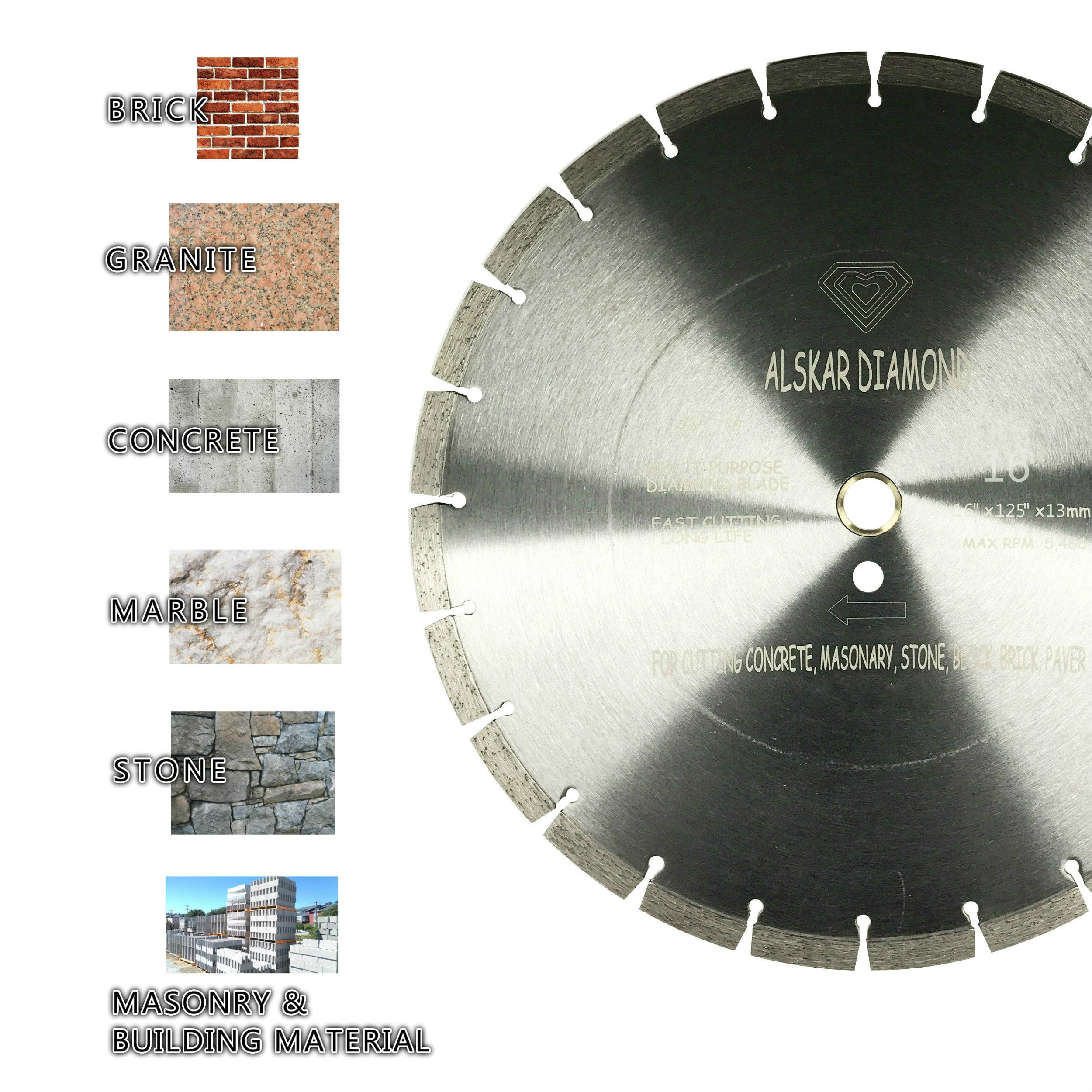 16" Noritake Diamond Blade for Concrete/Ceramics for Wet Cutting 