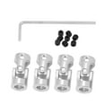 thumbnail image 2 of Shaft Joint, Universal Joint, Pack Of 4 Practical Wide Application For Model Cars Model Ships, 2 of 8