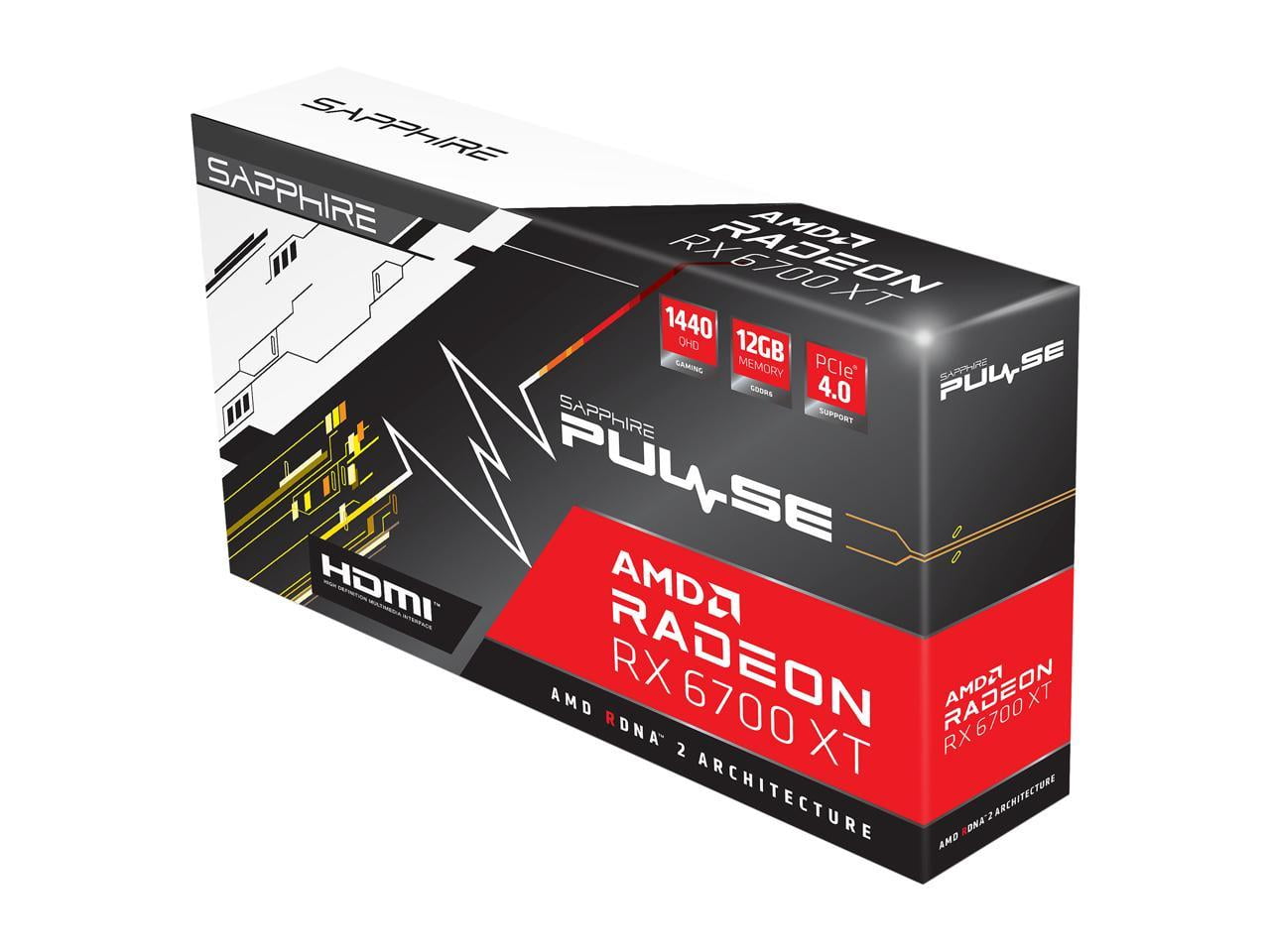 Sapphire Pulse AMD Radeon RX 6700 XT Gaming 12GB GDDR6 HDMI