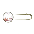 thumbnail image 1 of Berlin Germany Flat Landmark Pattern Retro Metal Brooch Pin Clip Jewelry, 1 of 3