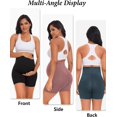 thumbnail image 5 of - Paquete de 4 pantalones cortos de verano para mujer, de algodón, cómodos, con cordón para uso casual, descanso, deporte, lético, con bolsillos, 5 of 5