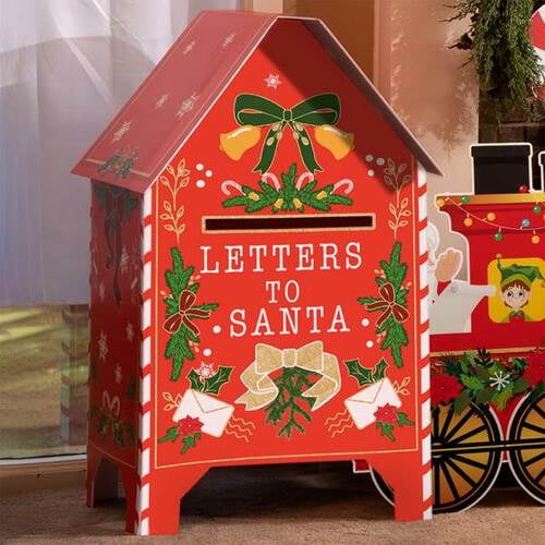 3 Ft 10 In Outdoor North Pole Express Mailbox 3d Prop