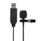 thumbnail image 1 of USB Plug Mini Collar Clip Capacitor Microphone for Computer Recording Live Broadcast, 1 of 4