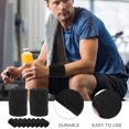 thumbnail image 2 of Miangastore Gym Wrist Sweat Bands Wipe Off Sweat 6 Pairs 8x8cm, 2 of 9