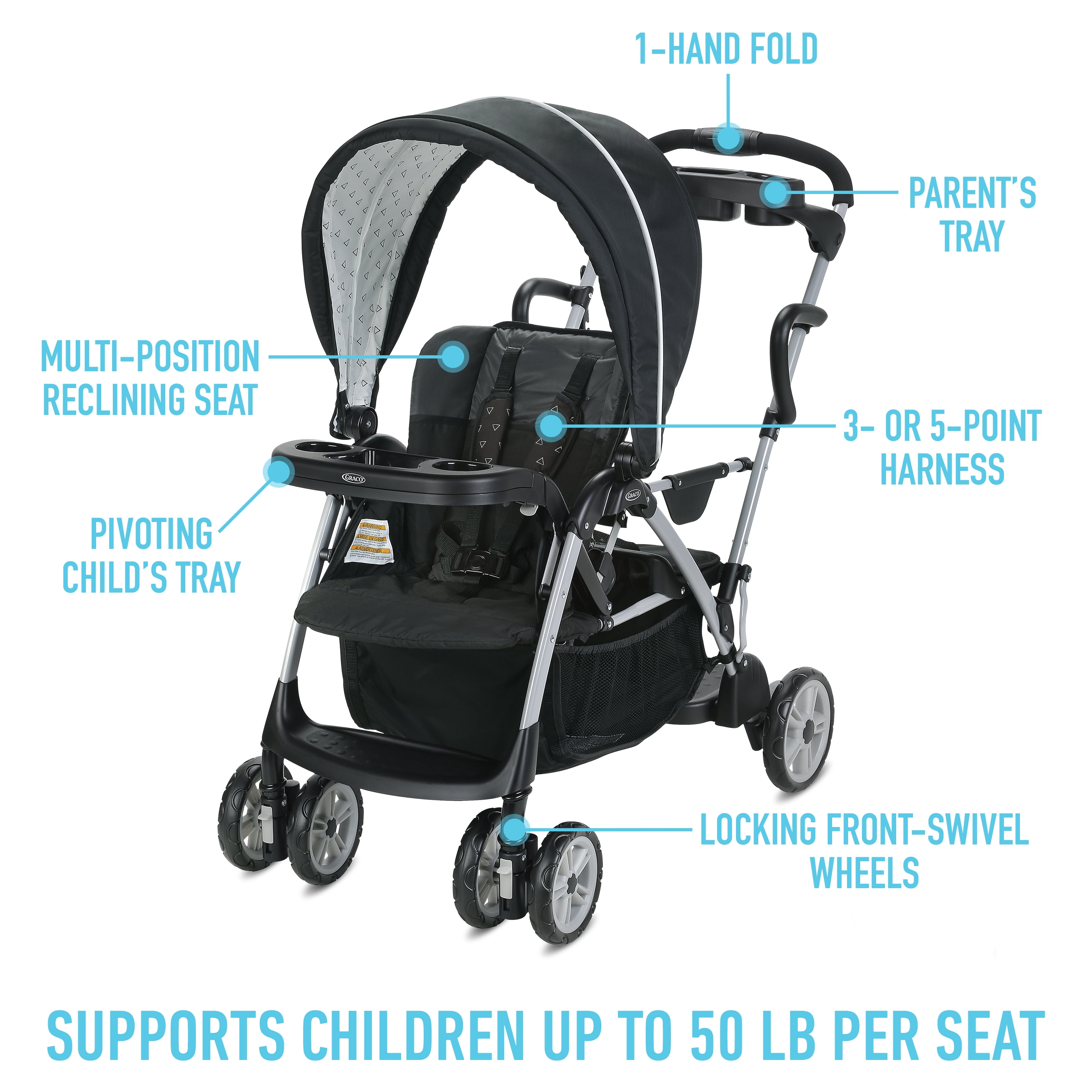 Graco room for 2 stand and ride sales