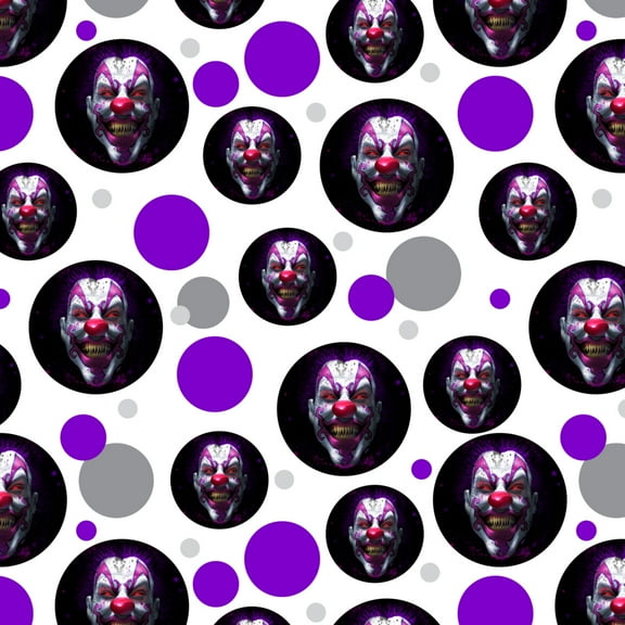 Creepy Scary Clown Keep It Smiling Premium Gift Wrap Wrapping Paper Roll