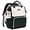 Dark Green Beige Black, variant on Laptop Backpack for Women with Giant Tumbler Holder Pocket, 17 inch Travel Work Backpack Purse for Nurse Teacher, Waterproof College Bookbag Cute Casual Daypack