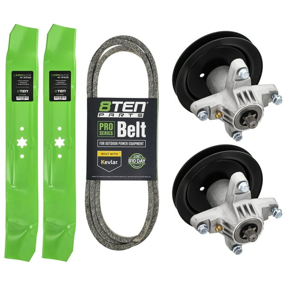 8TEN Blade Spindle Belt Kit for Troy Bilt MTD 42 inch Pony LT-542H MK1005140