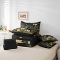 thumbnail image 5 of YST Crow Comforter Set, 7 Pieces, Black Raven Bedding Set, Queen, Reversible Halloween, Black, 5 of 5