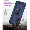 thumbnail image 5 of Phone Case for S22 Case Samsung Galaxy S22 Phone Case, Military Grade, Heavy Duty, with Kickstand Ring, Support Magnet Car Mount for Samsung Galaxy S22 Case Blue, 5 of 12