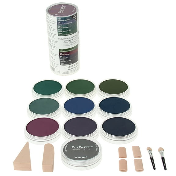 PANPASTEL SET 10 COLOR EXTRA DARK COOLS