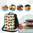 thumbnail image 4 of Honeii Red Ladybugs And Leaf Print Insulated Lunch Bag, Reusable Lunch Box for Adult, Leakproof Cooler Bag for Work Office Travel Picnic, 4 of 7