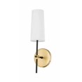 thumbnail image 2 of Aplique de Pared Living District Mel Latón Negro con Pantalla Blanca, 2 of 3