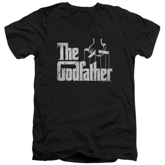 Godfather - Logo - Slim Fit V Neck Shirt - X-Large