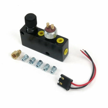Adjustable Proportioning Valve & Builtin Distribution Block With Brake Fittings