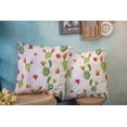thumbnail image 4 of Set of 2 Raster Watercolor Cactus Background Watercolor Cactus Isolated White Background Throw Pillow Covers 18X18 Inch Decorative Pillow Cases for Couch Bedroom Living Room, 4 of 6