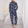 thumbnail image 3 of Bingfone Womens Pajama Sets Astronaut Corgi Print,Long Sleeve Loungewear Pajamas Set-Large, 3 of 8