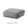 thumbnail image 3 of HOZVOMI 1Pc Velvet Bath Towels for Adult Daily Use, Strip Patterned Bath Sheets, Soft Hair Towels, Beach Towel, Large Bathroom Sheet, Wash Cloths for Showering, Quick Dry Towel,Gray, 3 of 5