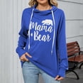 thumbnail image 2 of Shadoumai Womens Sweatshirt Mama Bear Shirt Casual Long Sleeve Tops Crew Neck Sweatshirts With Pockets Fall Fashion Outfits Clothes, 2 of 8