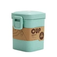 thumbnail image 1 of Mefallenssiah Wheats Straw Oatmeal Breakfast Mug Microwave Heating Sealed Convenient Tableware Cup with Lid, 1 of 2