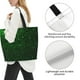 thumbnail image 3 of Balery Green Sparkling Bolsa Tote Estilo Estético con Cremalleras, Bolsa de Hombro, Bolsa de Compras Grande y Plegable, 3 of 8
