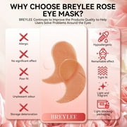 Rose Eye Mask Eye Patches 60 Pcs Puffy Eyes Dark Circles Reduce Wrinkles and Fine Lines Undereye
