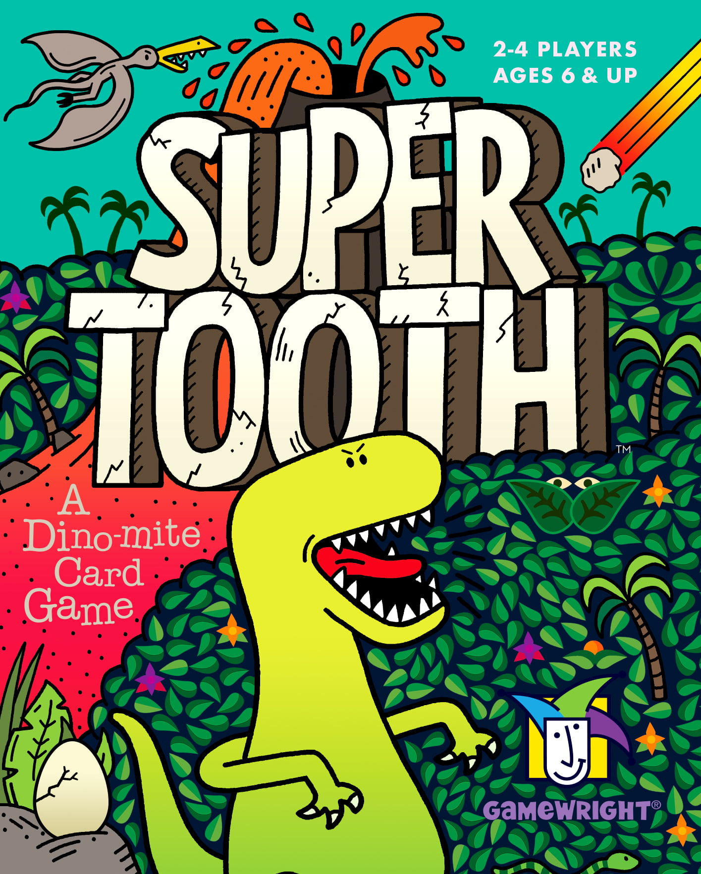 Super Tooth Educational Board Game for Children Ages 3-7 