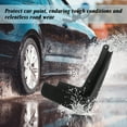 thumbnail image 3 of WORGEOUS 4Pcs Black Universal Splash Guards Mud Flaps Mudflaps Mudguard Flares Mudflaps Tire Protector Mudflaps Exterior Accessories Black, 3 of 8