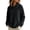 Black(ladies tops), variant on Women's Fuzzy Fleece Pullover Hoodie Soft Warm Sherpa Sweatshirt Long Sleeve Casual Winter Top