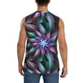 thumbnail image 4 of Balery Colored Abstract Men's Sleeveless Muscle Shirts Workout Tank Top, Moisture Wicking, Odor Protection-X-Large, 4 of 8