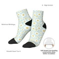 thumbnail image 6 of Pofeuu Daisies Flowers Print 30cm Socks, Adult Running Hiking Socks for Youth and Adult, 6 of 7