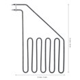 thumbnail image 2 of SHAR Electric Heating Element for Sauna Stove Stainless Steel Straight Heat Sauna Heating Element ComponentSAV-3000W, 2 of 6
