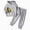 A301-Grey, variant on NIEWTR 5-6 Years Girls Clothes 2 Piece Spring Outfits Tops&Wide Leg Pants With Pockets Fall Sets Fall Winter Clothes A301-Grey