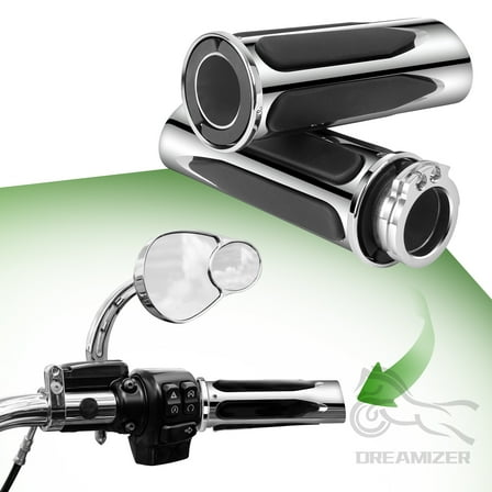 25mm Motorcycle Handle Grips CNC Soft Touch Comfort Handlebar Grip For Harley Touring Sportster 883 1200 XL Dyna Softail VRSC