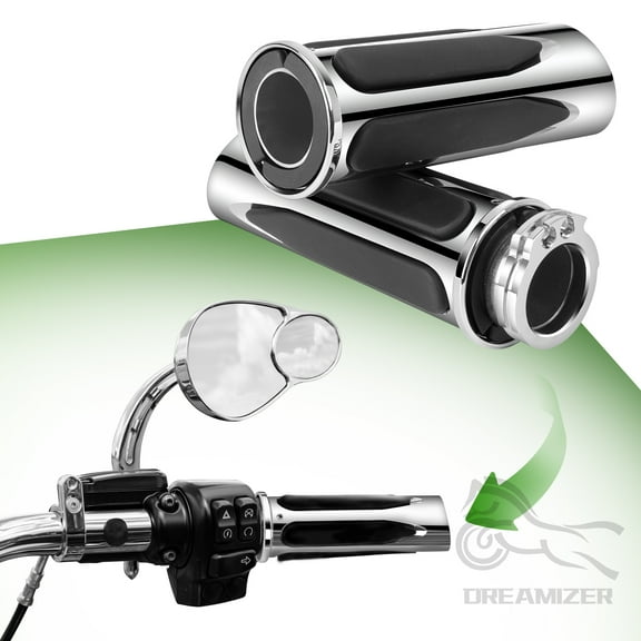 25mm Motorcycle Handle Grips CNC Soft Touch Comfort Handlebar Grip For Harley Touring Sportster 883 1200 XL Dyna Softail VRSC