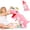 Pink-dinosaur, variant on MorisMos 23.6" Talking Mother Crocodile Stuffed Animal with 3 Baby Alligators and 3 Eggs Plush Toys