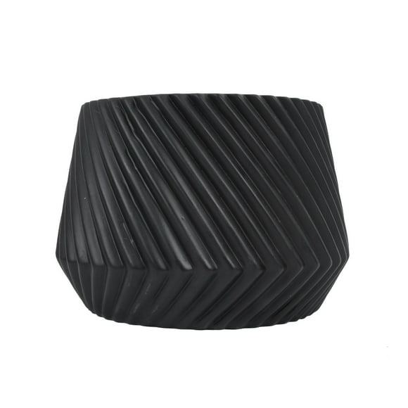 Better Homes & Gardens 6 in Dia Ceramic Twisted Ridge Planter