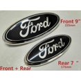 thumbnail image 1 of Ford Transit Front Rear Grille Black Badge Bonnet Emblem 2006-2014 Mk6 Mk7, 1 of 2