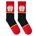 thumbnail image 4 of Crazy Socks Heinz Ketchup Fun Print Novelty Crew Socks for Men, 4 of 6