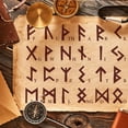 thumbnail image 5 of 2Pcs 11x8.6 Inch Ancient Alphabet Self-Adhesive Silk Screen Printing Stencil Elder Futhark Runes Silk Screen Stencil, 5 of 9