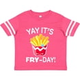 thumbnail image 3 of Inktastic Yay Its Fry Day with Cute French Fries Boys or Girls Toddler T-Shirt, 3 of 5