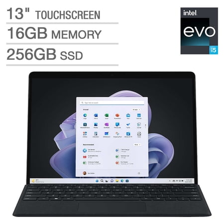 Microsoft Surface Pro 9 13" Touchscreen 2-in-1 Laptop, Intel Core i5 i5-1235U, 256GB SSD, Windows 11 Home