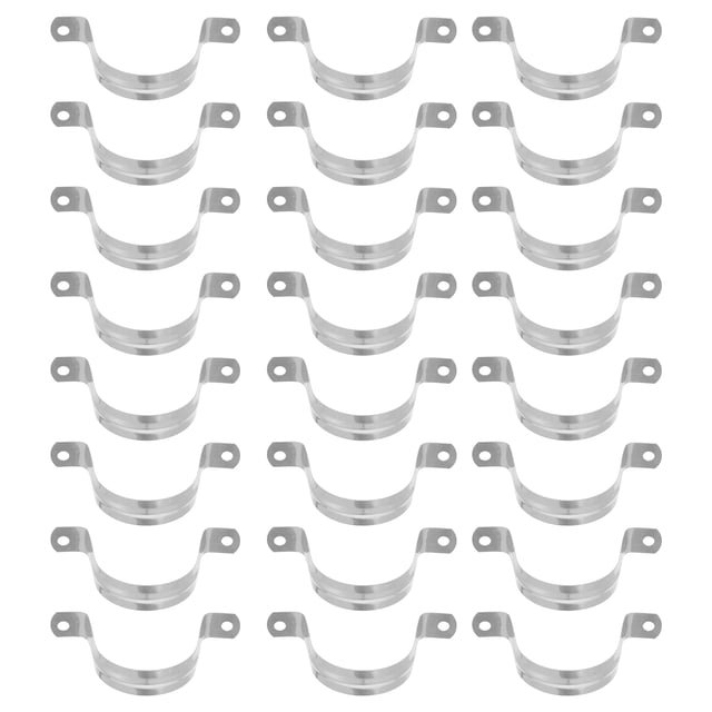 Houderco 50Ud Abrazaderas En Forma De U Para Tuberías De Acero Inoxidable Con Instalación Fácil Y Firme