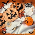 thumbnail image 4 of 50"x60" Halloween Throw Blanket Cute Dancing Skeleton Pumpkin Flannel Fleece Blanket Fall Halloween Themed Soft Plush Warm Decoration Blankets Halloween Party Gifts for Women Men Girls, 4 of 6