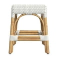 thumbnail image 5 of Butler Specialty Company Robias Rattan Rectangular 18" Dining Stool - White, 5 of 6